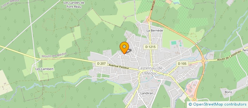 localisation de l'entreprise CHRISTIAN MARTINEZ CARRELAGE  CASTELNAU-DE-MEDOC