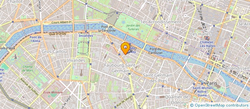 localisation de l'entreprise CHRISTIAN MENU ARCHITECTE  PARIS