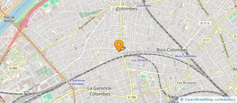 localisation de l'entreprise CHRISTIAN MICHELET CONSEIL à COLOMBES