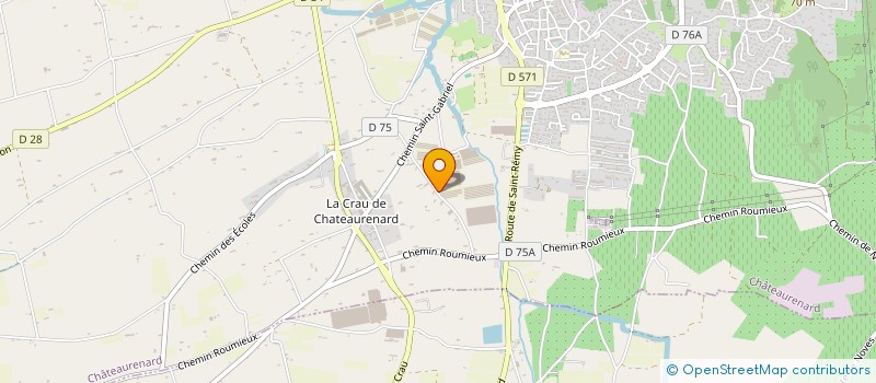 localisation de l'entreprise CHRISTIAN MOURET à CHATEAURENARD