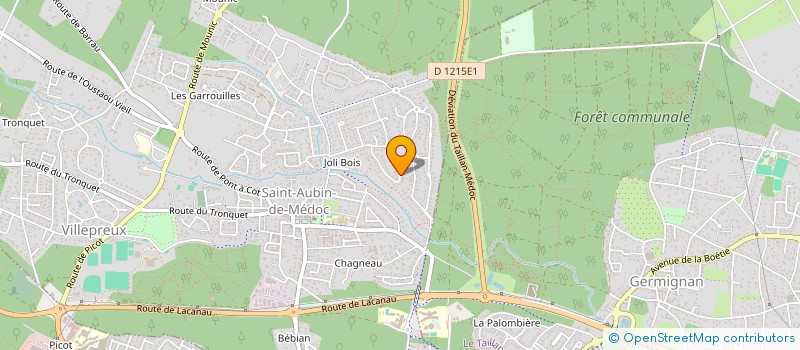 localisation de l'entreprise CHRISTIAN MUSIQUE  SAINT-AUBIN-DE-MEDOC