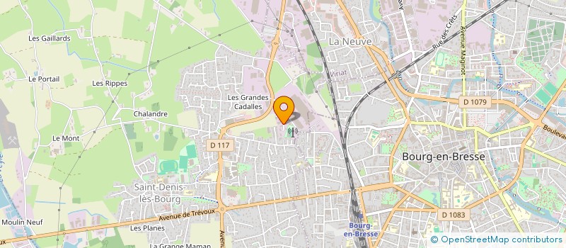localisation de l'entreprise CHRISTIAN NEVEU ELECTRICITE à SAINT-DENIS-LES-BOURG