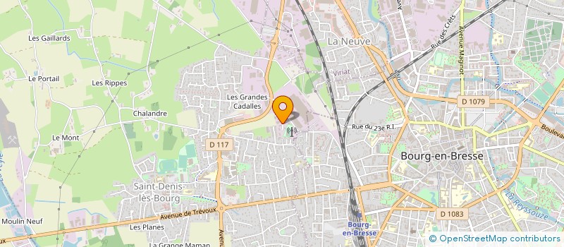 localisation de l'entreprise CHRISTIAN NEVEU.ELECTRICITE GENERALE à SAINT-DENIS-LES-BOURG