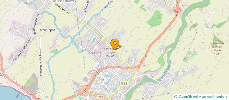 localisation de l'entreprise CHRISTIAN OLIVIER FONG YAN HOLDING  SAINT-PIERRE