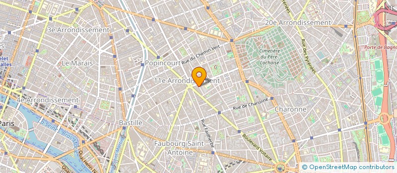 localisation de l'entreprise CHRISTIAN PAGE PRODUCTIONS  PARIS