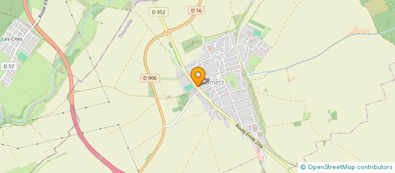 localisation de l'entreprise CHRISTIAN PAYSAGE à AUMETZ
