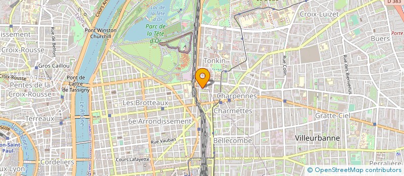 localisation de l'entreprise CHRISTIAN PEILLON CONSEIL à VILLEURBANNE