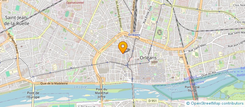 localisation de l'entreprise CHRISTIAN PENNER SARL à ORLEANS