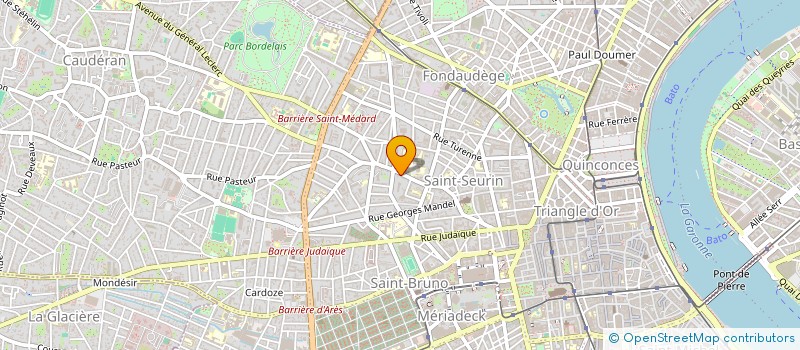 localisation de l'entreprise CHRISTIAN PHILIPPE FORMATION à BORDEAUX