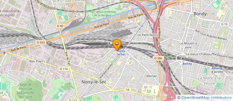 localisation de l'entreprise CHRISTIAN RAMBOURG à NOISY-LE-SEC