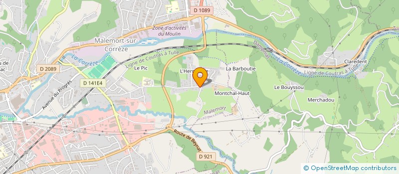 localisation de l'entreprise CHRISTIAN ROUGERIE SARL à MALEMORT