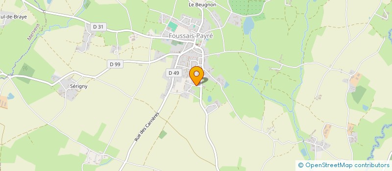 localisation de l'entreprise CHRISTIAN ROYER SARL à FOUSSAIS-PAYRE