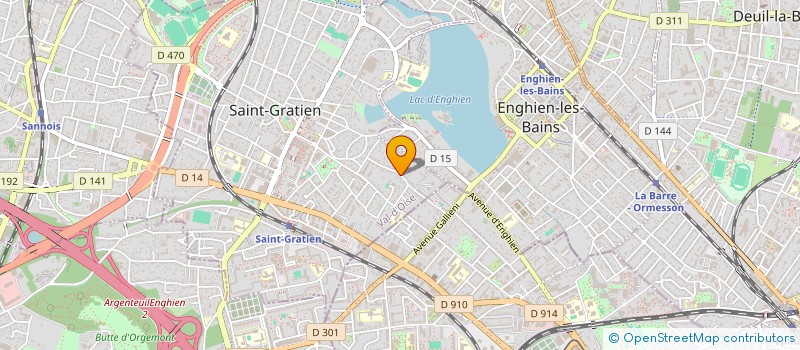 localisation de l'entreprise CHRISTIAN SABRIE CONSEIL  SAINT-GRATIEN