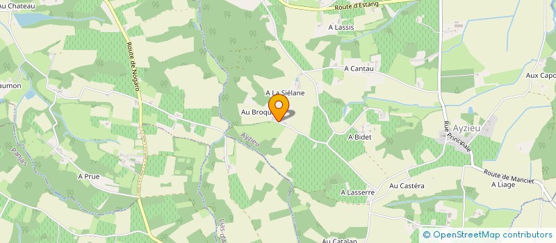 localisation de l'entreprise CHRISTIAN VABRE  AYZIEU