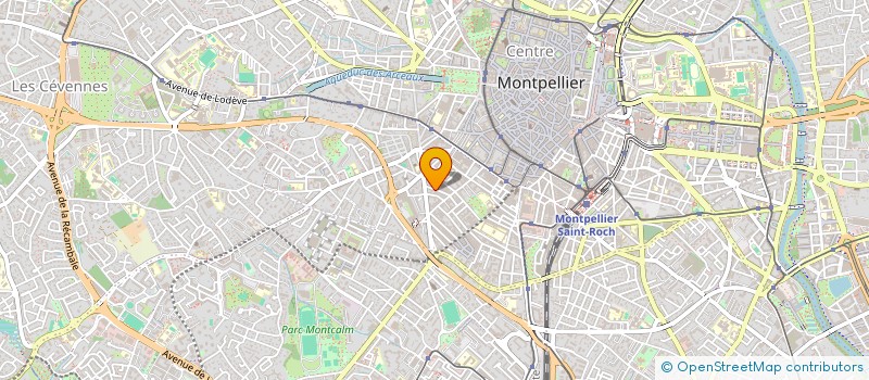 localisation de l'entreprise CHRISTIAN VAN HOVE FORMATION à MONTPELLIER