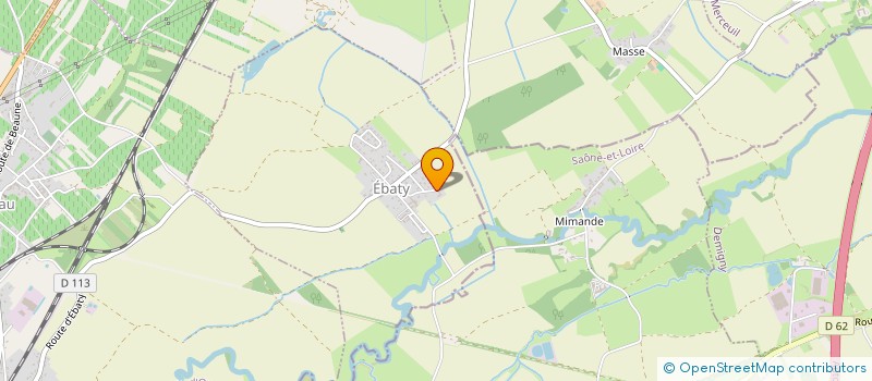 localisation de l'entreprise CHRISTIAN VERGIER CONSULTING à EBATY