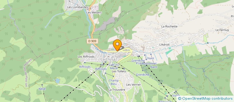 localisation de l'entreprise CHRISTIANA à LA CLUSAZ