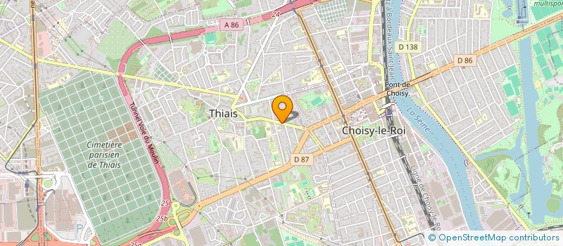 localisation de l'entreprise CHRISTIANE CAPALDI à THIAIS