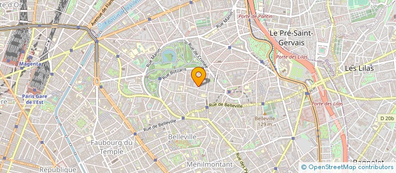 localisation de l'entreprise CHRISTIANE CHEVRILLON  PARIS