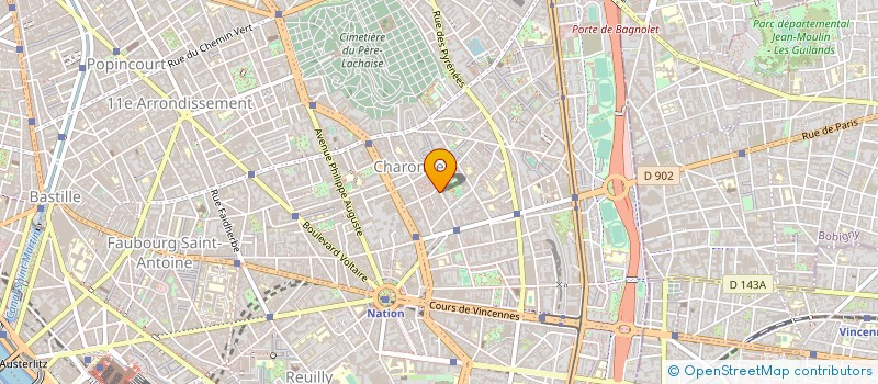 localisation de l'entreprise CHRISTIANE ET PASCALE à PARIS