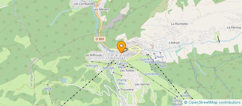 localisation de l'entreprise CHRISTIANIA à LA CLUSAZ