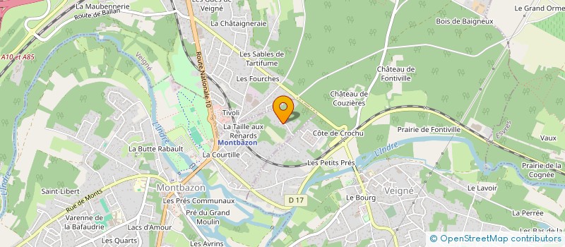 localisation de l'entreprise CHRISTIANIA  MONTBAZON