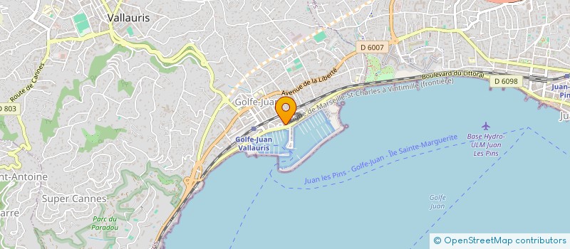 localisation de l'entreprise CHRISTIANIA ENERGY FRANCE  VALLAURIS