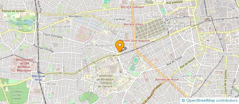 localisation de l'entreprise CHRISTIE  BORDEAUX