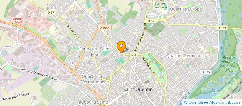 localisation de l'entreprise CHRISTIEN MAUDENS à SAINT-QUENTIN