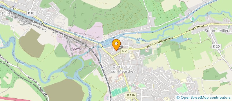 localisation de l'entreprise CHRISTIMO  DOMBASLE-SUR-MEURTHE