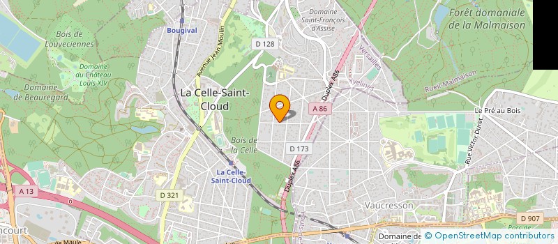 localisation de l'entreprise CHRISTIN ET CIE LEM à LA CELLE-SAINT-CLOUD