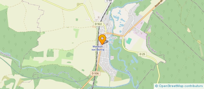 localisation de l'entreprise CHRISTINA  MAREUIL-SUR-OURCQ