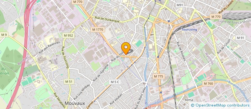 localisation de l'entreprise CHRISTINA  TOURCOING