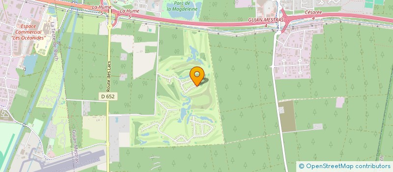 localisation de l'entreprise CHRISTINA  GUJAN-MESTRAS