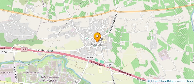 localisation de l'entreprise CHRISTINA à ROUSSET