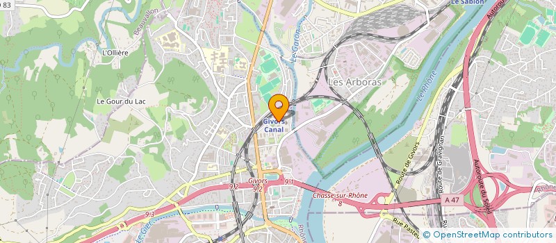 localisation de l'entreprise CHRISTINA VITTI  GIVORS