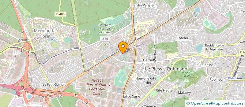 localisation de l'entreprise CHRISTINE à CLAMART