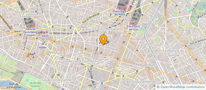 localisation de l'entreprise CHRISTINE  PARIS