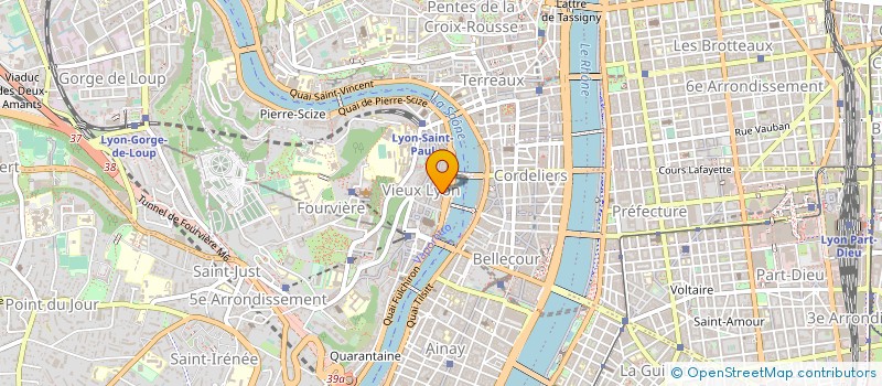 localisation de l'entreprise CHRISTINE à LYON