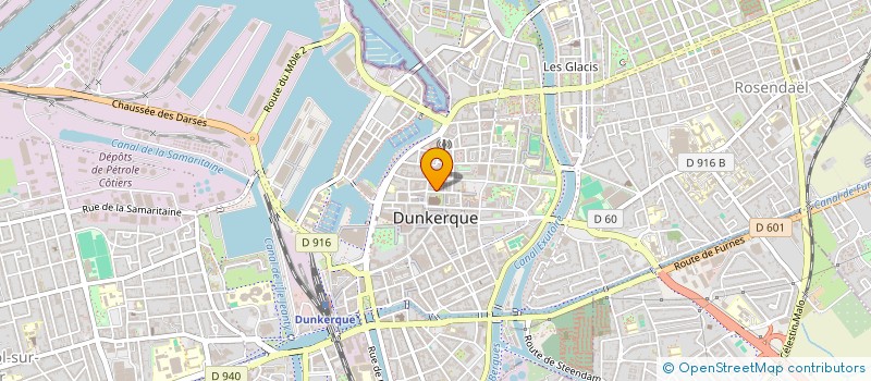 localisation de l'entreprise CHRISTINE à DUNKERQUE