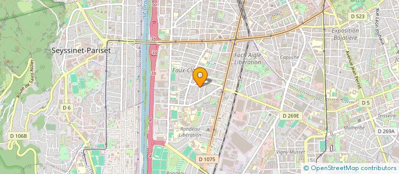 localisation de l'entreprise CHRISTINE ALOFS CONSEILS à GRENOBLE