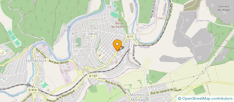 localisation de l'entreprise CHRISTINE B  JUF