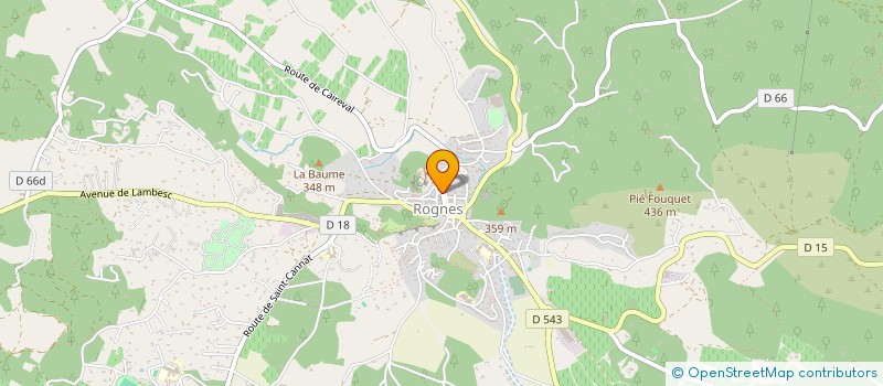 localisation de l'entreprise CHRISTINE BECK à ROGNES