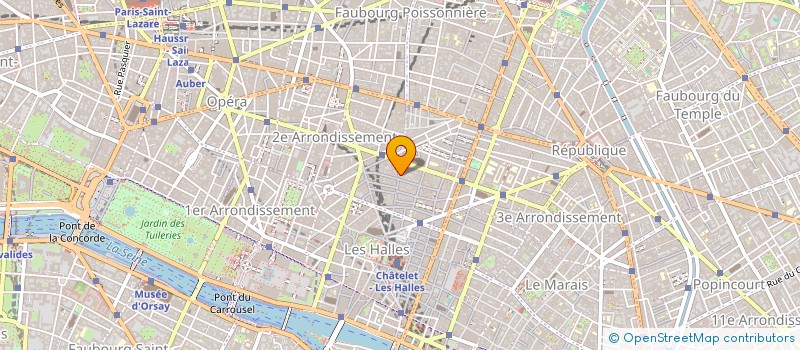 localisation de l'entreprise CHRISTINE BENOIT CONSEIL  PARIS