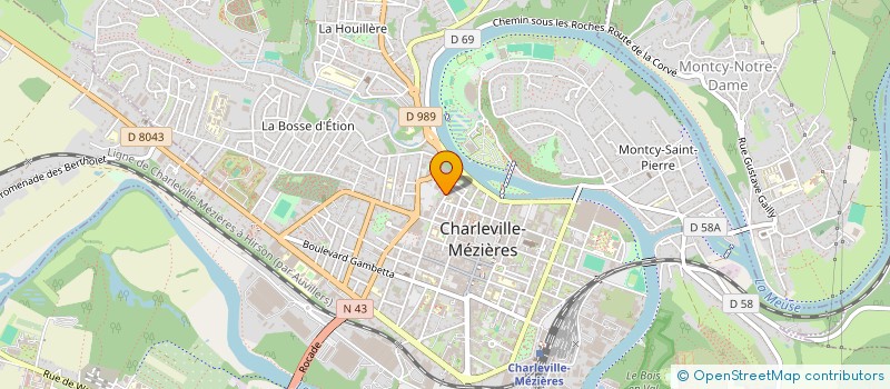 localisation de l'entreprise CHRISTINE D SARL à CHARLEVILLE-MEZIERES