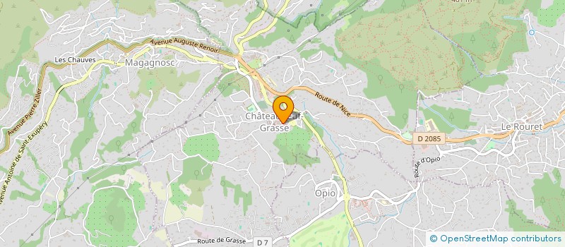 localisation de l'entreprise CHRISTINE DELVAL  CHATEAUNEUF-GRASSE