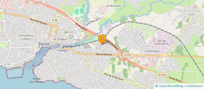 localisation de l'entreprise CHRISTINE ET JEAN-PIERRE RENAUD  PORNIC