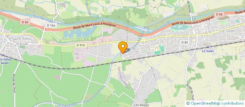 localisation de l'entreprise CHRISTINE ET PASCAL  LE SOLER