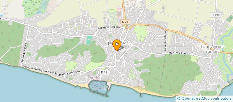 localisation de l'entreprise CHRISTINE ET YANNICK IMMOBILIER à JARD-SUR-MER
