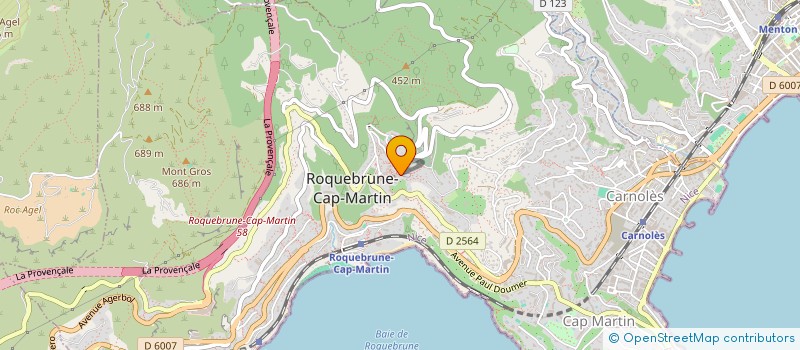 localisation de l'entreprise CHRISTINE K à ROQUEBRUNE-CAP-MARTIN